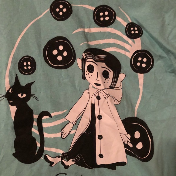 Coraline Cat T Shirt - Picture 3 of 3